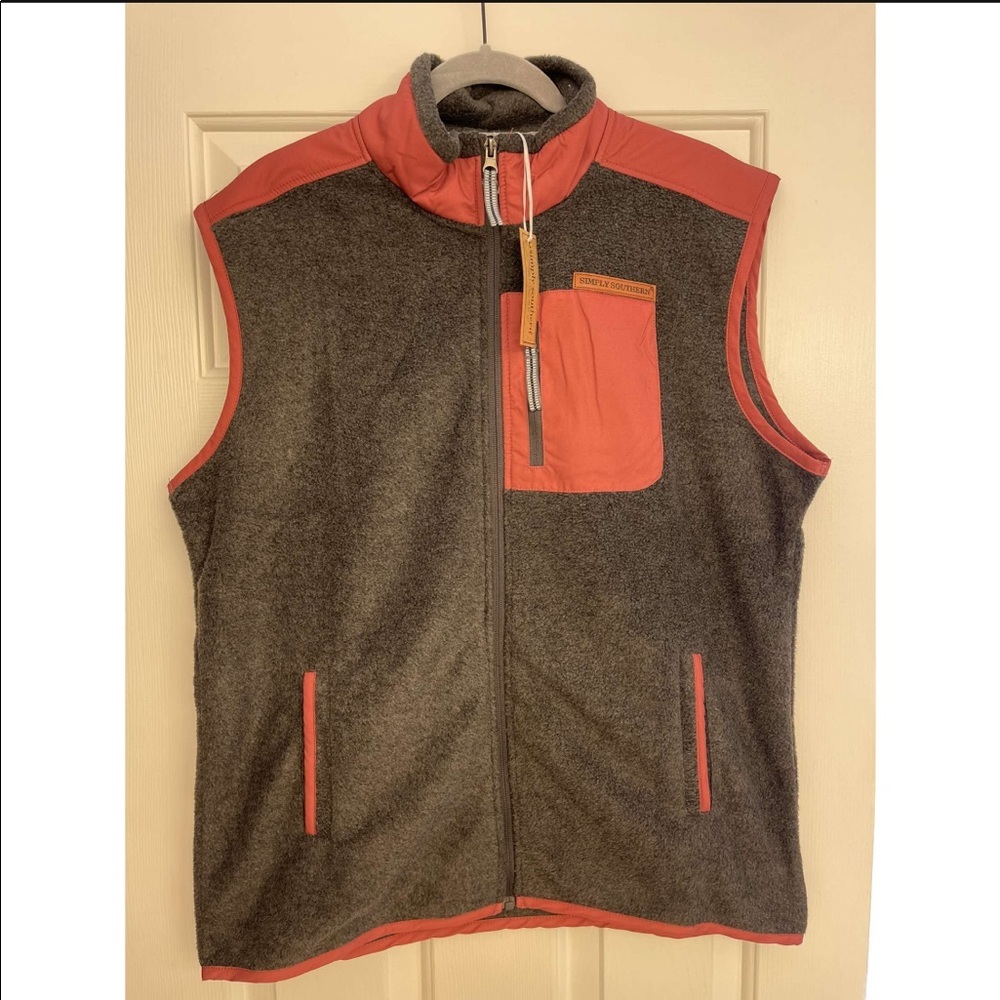 Simply southern red vest